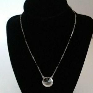 Vintage Sarah Coventry Silvertone Choker Pendant